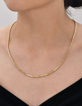 سلسلة ذهبية بيزنطية صلبة من طراز King Byzantine Gold بسمك 2.30 مم إلى 4.70 مم